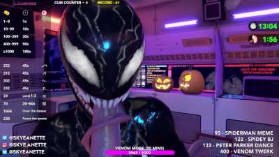 She-Venom Toothy Tongue Job