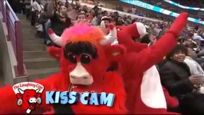 Being caught at Kiss Cam