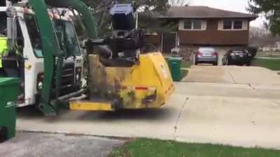 Hi-tech garbage truck with incinerator?
