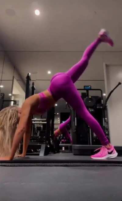 working out