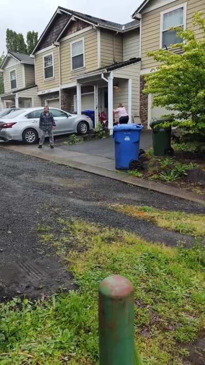 Trashy neighbors at it again