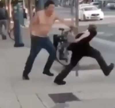 Acrobatic beating