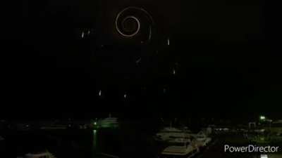 Japanese people enjoying Hanabi fireworks