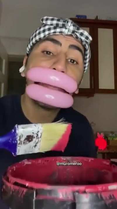 Like a baboon