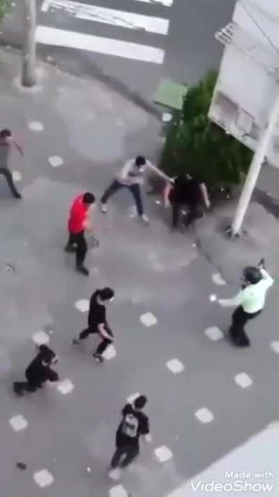 One corrupt Iranian cop verse a- wait that’s not one guy #opiran