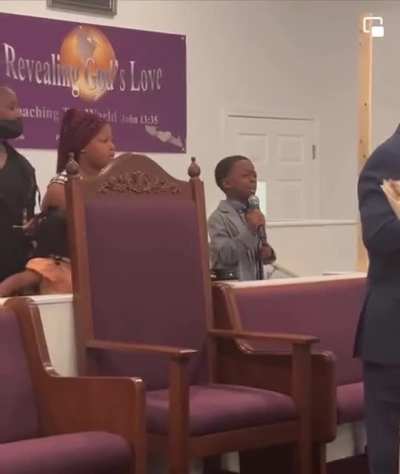 Aunt Esther felt the Holy Spirit!