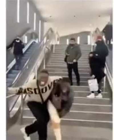 He fell