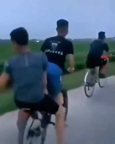 friendly bike ride