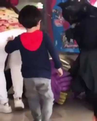 first kid saw the movie and vowed if he ever saw thanos he gon' beat his ass, and frankly, I respect it