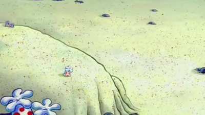 smol ame kicks squidward off a cliff