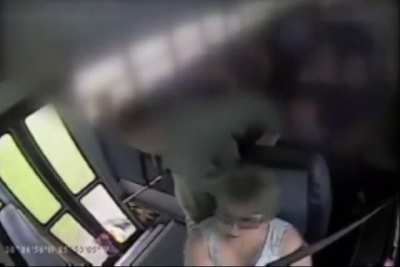 Bus driver drives off without checking that kid has gotten off the bus. Kid had nerve damage, case ongoing.