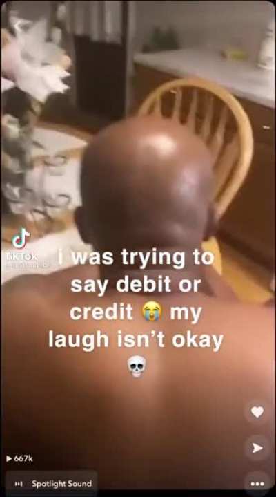 Maybe cash next time
