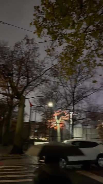Rainy Bronx Night on Van Nest