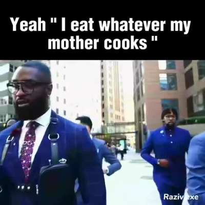 Mom's cooking is the best
