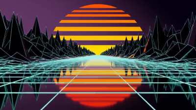 Retrowave animation