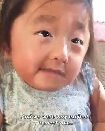 She's so grateful