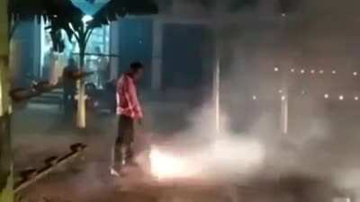 Don’t stand near fireworks!