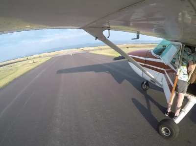 I don’t remember annihilating your forehead on the flaps being a part of the preflight checklist...