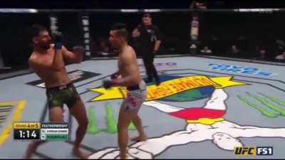 Legendary fight with a last second KO.