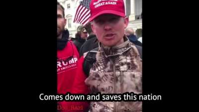 Christofascist MAGA Nazis stormed the Capitol on January 6 because they believe Trump is the messiah who was chosen by God to rule over America. And anyone who opposes him is a Satanic demon. And they're not gonna let demons vote against the Messiah. That