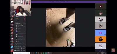 Nigga was clappin his shit 😂