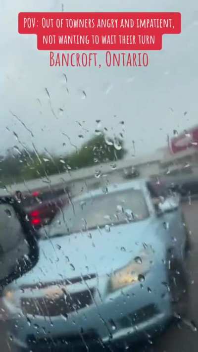 Karen was upset! She was feeling more entitled than everybody else and felt she didn’t need to wait to leave the parking lot, she just had the right to go against the flow of traffic in the lot and cut people off, until she got out and begun our conversat