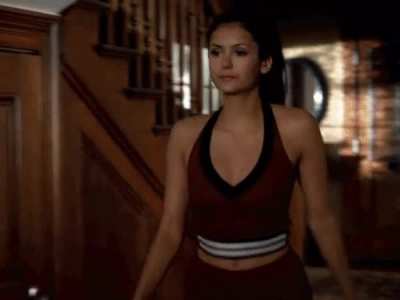 Nina Dobrev is so adorable as a cheerleader