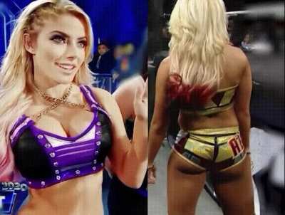 Alexa Bliss, front & back