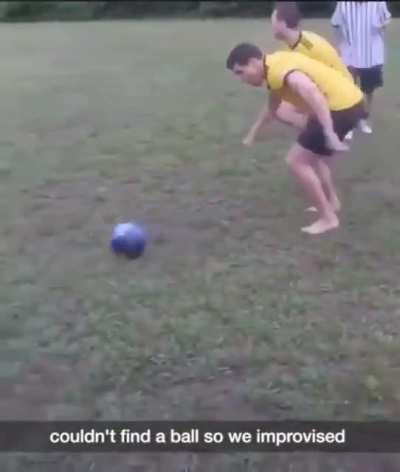 Mmm playing with a bowling ball probably feels real nice
