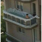 WCGW if you add a massive amount of water weight onto a balcony?