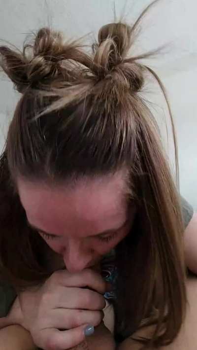 Just an amateur mama sucking your cock POV