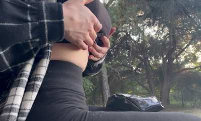 Perfect titty drop in nature