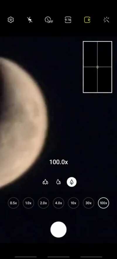 S20 Ultra 5G 100x Literal Space Zoom