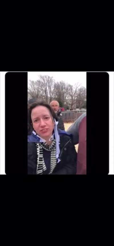 Elizabeth from Knoxville Tennessee upset that she couldn’t go in the Capital for the revolution