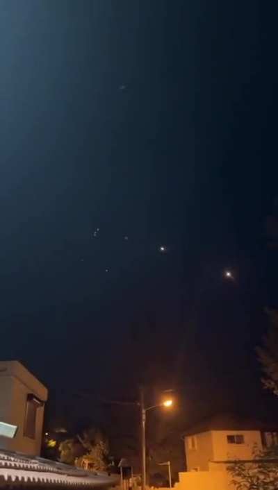 Iron dome interceptions of Kiryat Shmona - August 4th