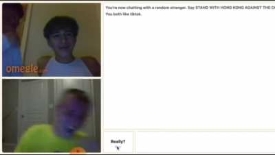 Omegle flasher