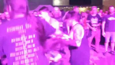 POV: you thought there was a safe spot around the mosh pit 