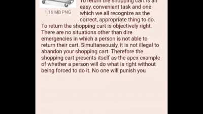 Peak of Social Sciences: The Shopping Cart Theory