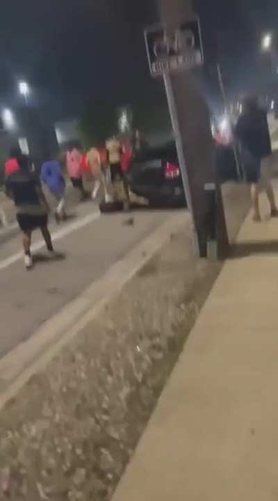 Idiots Decide to Street Race Through a Stop Light