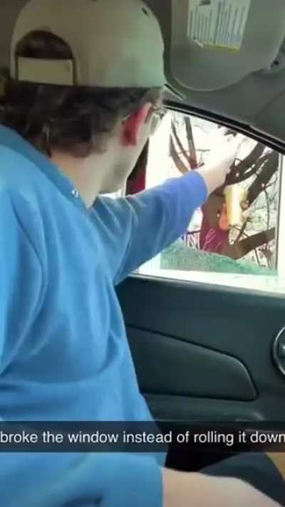 Let's randomly break my window for TikTok