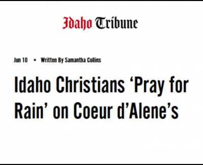Our heavenly Father does a little trolling