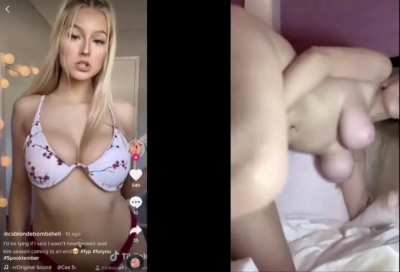 TikTok vs. Reddit 😏 ( Her Free Album In Comments )