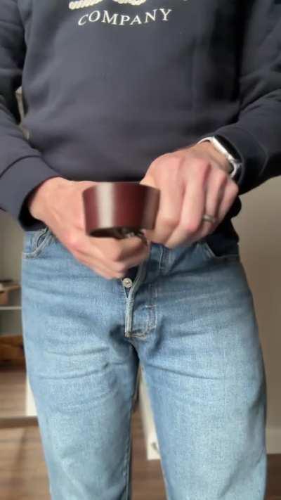 New button fly jeans and a little chat ☘️