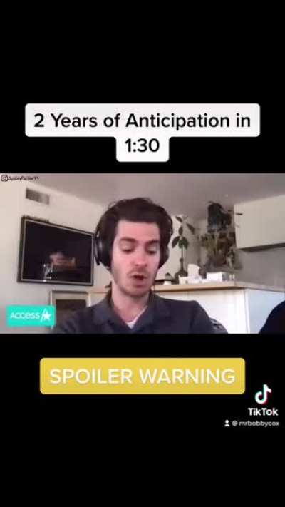 SPOILER WARNING: ⚠️ 2 Years of Hype in 90 seconds. Spider-Man No Way Home