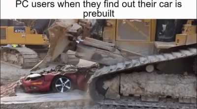 Cars using custom parts are superior