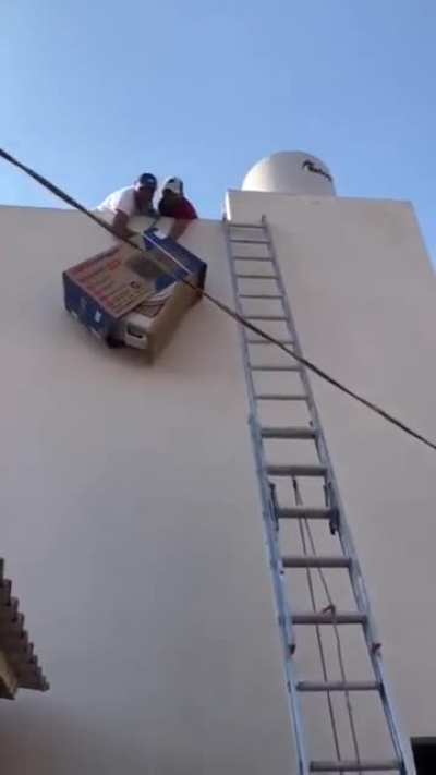The new AC unit