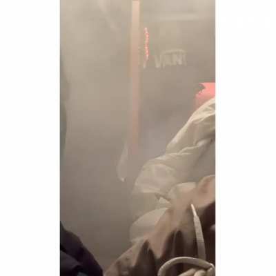 Lighting fireworks inside college dorms