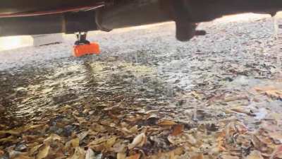 So I tried to flush my black tank for the very first time….