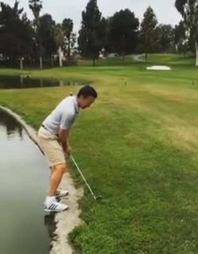 Golfing can be tricky