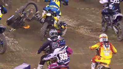 Ivan Tedesco Dragged by Legs Across Track